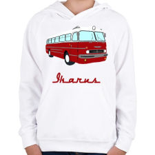 PRINTFASHION ikarus 55 - Gyerek kapucnis pulóver - Fehér gyerek pulóver, kardigán