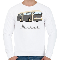 PRINTFASHION ikarus 66 - Férfi pulóver - Fehér