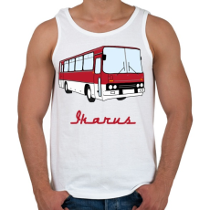 PRINTFASHION Ikarus - Férfi atléta - Fehér