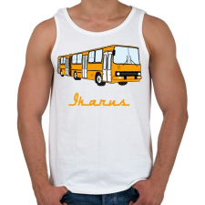 PRINTFASHION ikarus - Férfi atléta - Fehér atléta, trikó