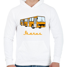 PRINTFASHION ikarus - Férfi kapucnis pulóver - Fehér férfi pulóver, kardigán