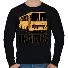 PRINTFASHION Ikarus - Férfi pulóver - Fekete férfi pulóver, kardigán