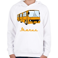 PRINTFASHION ikarus - Gyerek kapucnis pulóver - Fehér gyerek pulóver, kardigán