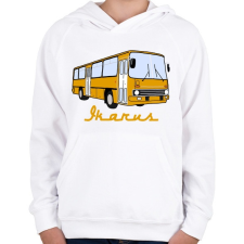 PRINTFASHION ikarus - Gyerek kapucnis pulóver - Fehér gyerek pulóver, kardigán