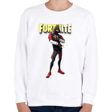 PRINTFASHION iKonik Fortnite - Gyerek pulóver - Fehér gyerek pulóver, kardigán