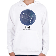 PRINTFASHION Ikrek - Gyerek kapucnis pulóver - Fehér