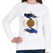 PRINTFASHION Ikrek - Női pulóver - Fehér női pulóver, kardigán