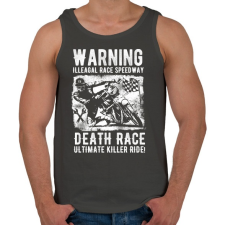 PRINTFASHION Illegális futam  - Férfi atléta - Sötétszürke atléta, trikó