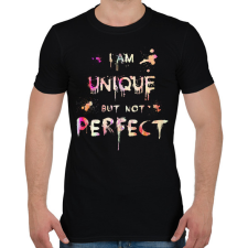 PRINTFASHION IM UNIQUE - Férfi póló - Fekete férfi póló