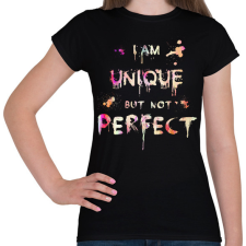 PRINTFASHION IM UNIQUE - Női póló - Fekete női póló