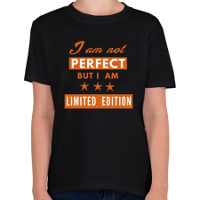 PRINTFASHION IMA NOT PERFECT - Gyerek póló - Fekete gyerek póló