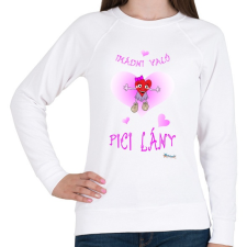 PRINTFASHION Imádni való pici lány - Női pulóver - Fehér női pulóver, kardigán