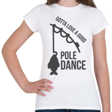 PRINTFASHION Imádom, ahogy ficánkol  - Női póló - Fehér női póló