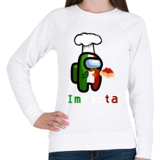 PRINTFASHION Impasta - Among Us - Női pulóver - Fehér