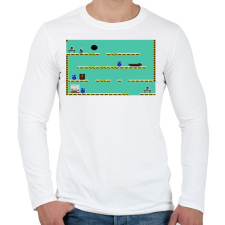 PRINTFASHION Impossible Mission - Férfi hosszú ujjú póló - Fehér férfi póló