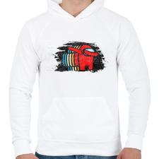 PRINTFASHION Impostor Dab - Among us - Férfi kapucnis pulóver - Fehér férfi pulóver, kardigán