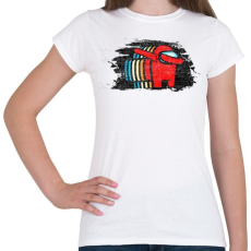 PRINTFASHION Impostor Dab - Among us - Női póló - Fehér