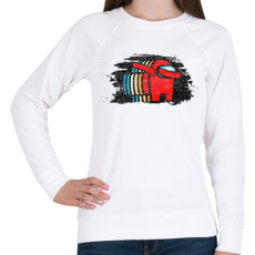 PRINTFASHION Impostor Dab - Among us - Női pulóver - Fehér