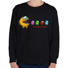 PRINTFASHION Impostor megtalálva - Gyerek pulóver - Fekete