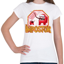 PRINTFASHION Impostor - Shhhhh! - Női póló - Fehér női póló