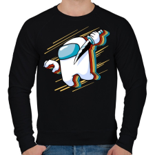 PRINTFASHION Impostor slowmo - Férfi pulóver - Fekete férfi pulóver, kardigán