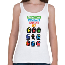 PRINTFASHION Impostor - there is an impostor - Női atléta - Fehér női trikó