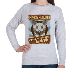 PRINTFASHION impress me - Női pulóver - Sport szürke