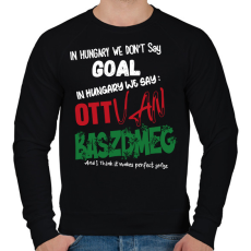 PRINTFASHION In Hungary we don't say... - Férfi pulóver - Fekete