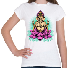 PRINTFASHION Indiai istenség - Női póló - Fehér