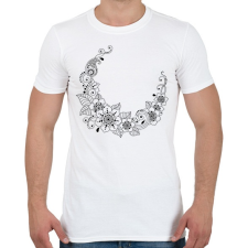 PRINTFASHION Indiai nyakék2 - Férfi póló - Fehér férfi póló