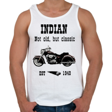 PRINTFASHION INDIAN MOTORCYCLE - Férfi atléta - Fehér atléta, trikó