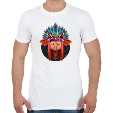 PRINTFASHION Indián róka - Férfi póló - Fehér férfi póló