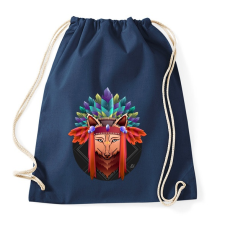 PRINTFASHION Indián róka - Sportzsák, Tornazsák - Sötétkék tornazsák