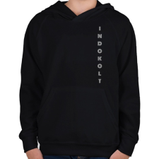 PRINTFASHION INDOKOLT - Gyerek kapucnis pulóver - Fekete gyerek pulóver, kardigán