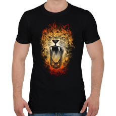 PRINTFASHION Inferno - Férfi póló - Fekete