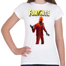 PRINTFASHION Inferno Fortnite - Női póló - Fehér női póló