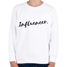 PRINTFASHION Influencer - Gyerek pulóver - Fehér gyerek pulóver, kardigán