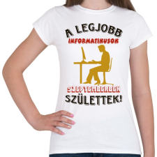 PRINTFASHION Informatikus szülinapja szeptember - Női póló - Fehér női póló