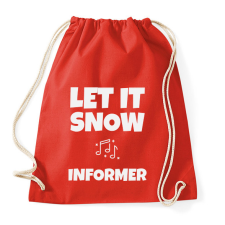 PRINTFASHION INFORMER - Sportzsák, Tornazsák - Piros tornazsák