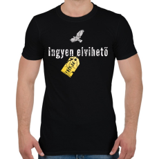 PRINTFASHION ingyen elvihető - Férfi póló - Fekete
