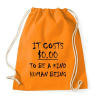 PRINTFASHION Ingyen van a kedves személyiség - Sportzsák, Tornazsák - Narancssárga