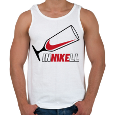 PRINTFASHION InNIKEll - Férfi atléta - Fehér atléta, trikó