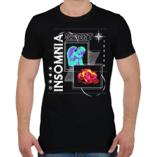 PRINTFASHION Insomnia - Férfi póló - Fekete férfi póló
