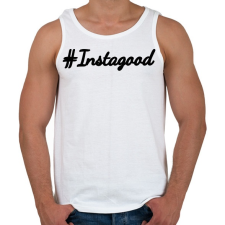 PRINTFASHION #Instagood - Férfi atléta - Fehér atléta, trikó