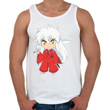 PRINTFASHION Inuyasha kid - Férfi atléta - Fehér atléta, trikó