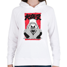 PRINTFASHION Inuyasha - Női kapucnis pulóver - Fehér