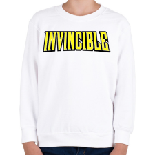 PRINTFASHION Invincible - Gyerek pulóver - Fehér gyerek pulóver, kardigán