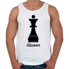 PRINTFASHION iQueen - Férfi atléta - Fehér
