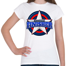 PRINTFASHION IRONMAN FINISHER 2 - Női póló - Fehér női póló