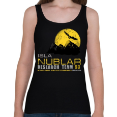 PRINTFASHION ISLA NUBLAR RESEARCH TEAM - Női atléta - Fekete